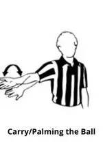 Carrying or Palming The Ball Violation
